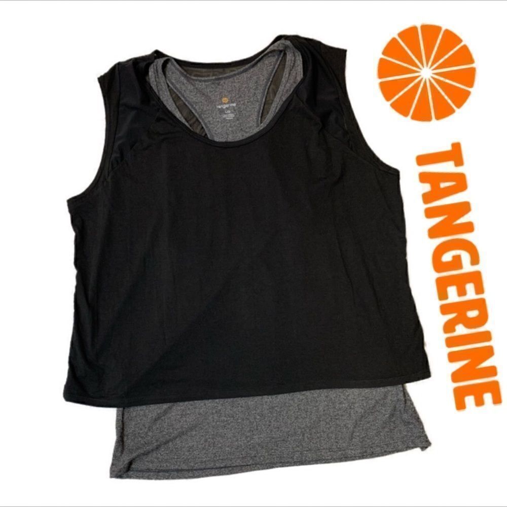 Tangerine double layered tank top black/… - Picture 2 of 13